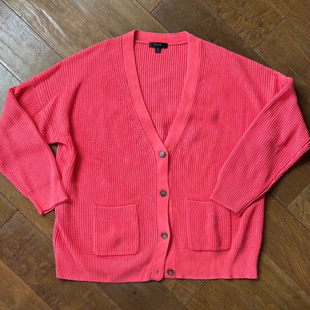 Jcrew Women's Pink Cardigan Sweater